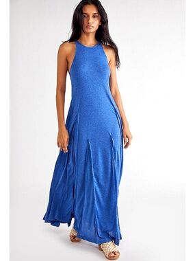 FP BEACH August Nights Maxi Dress in Blue - XS